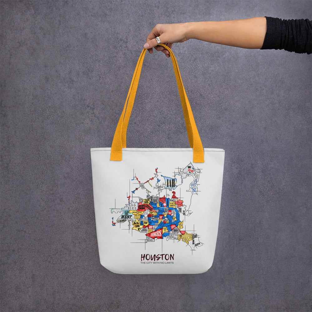 Houston Map Tote bag
