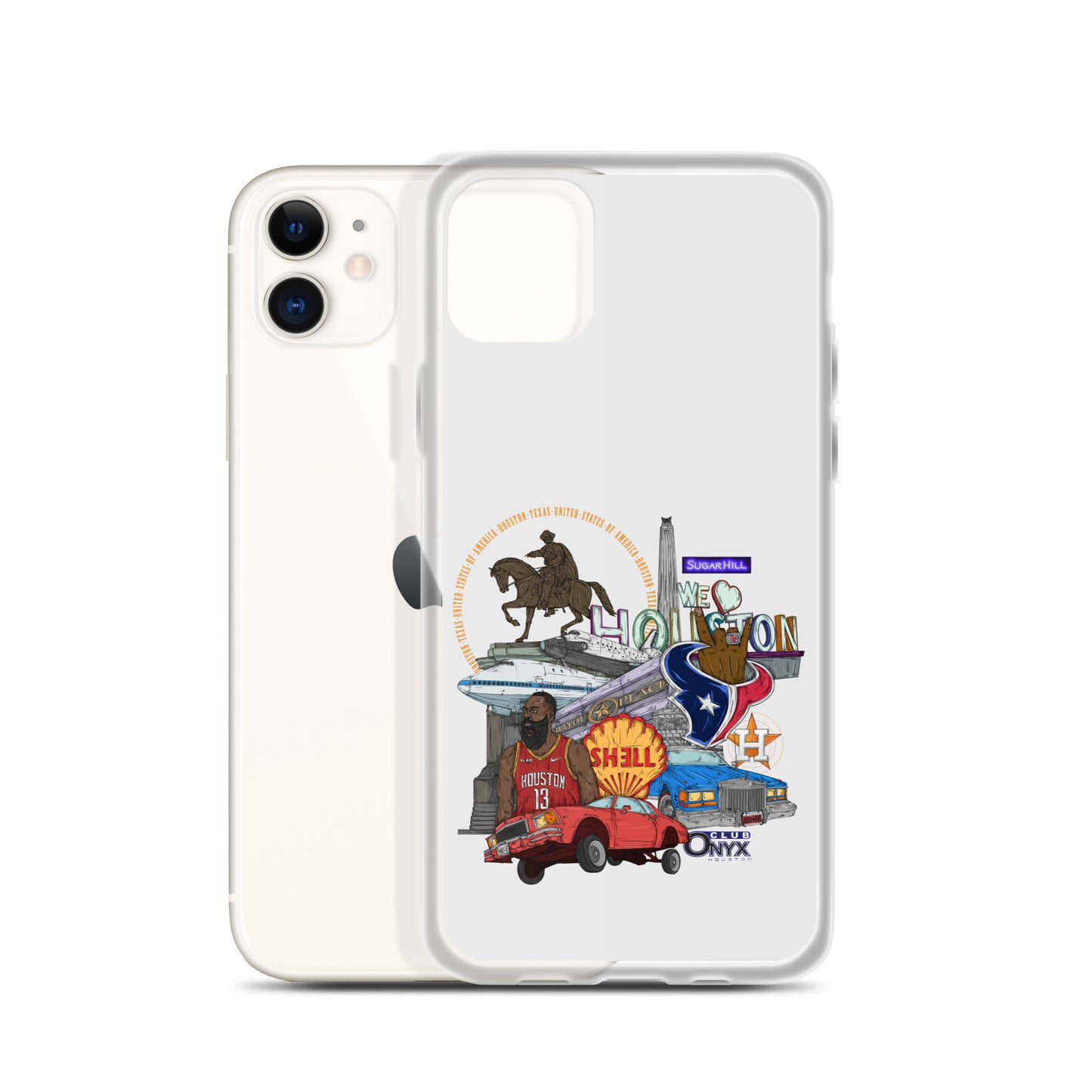 Houston graphic iPhone® Case