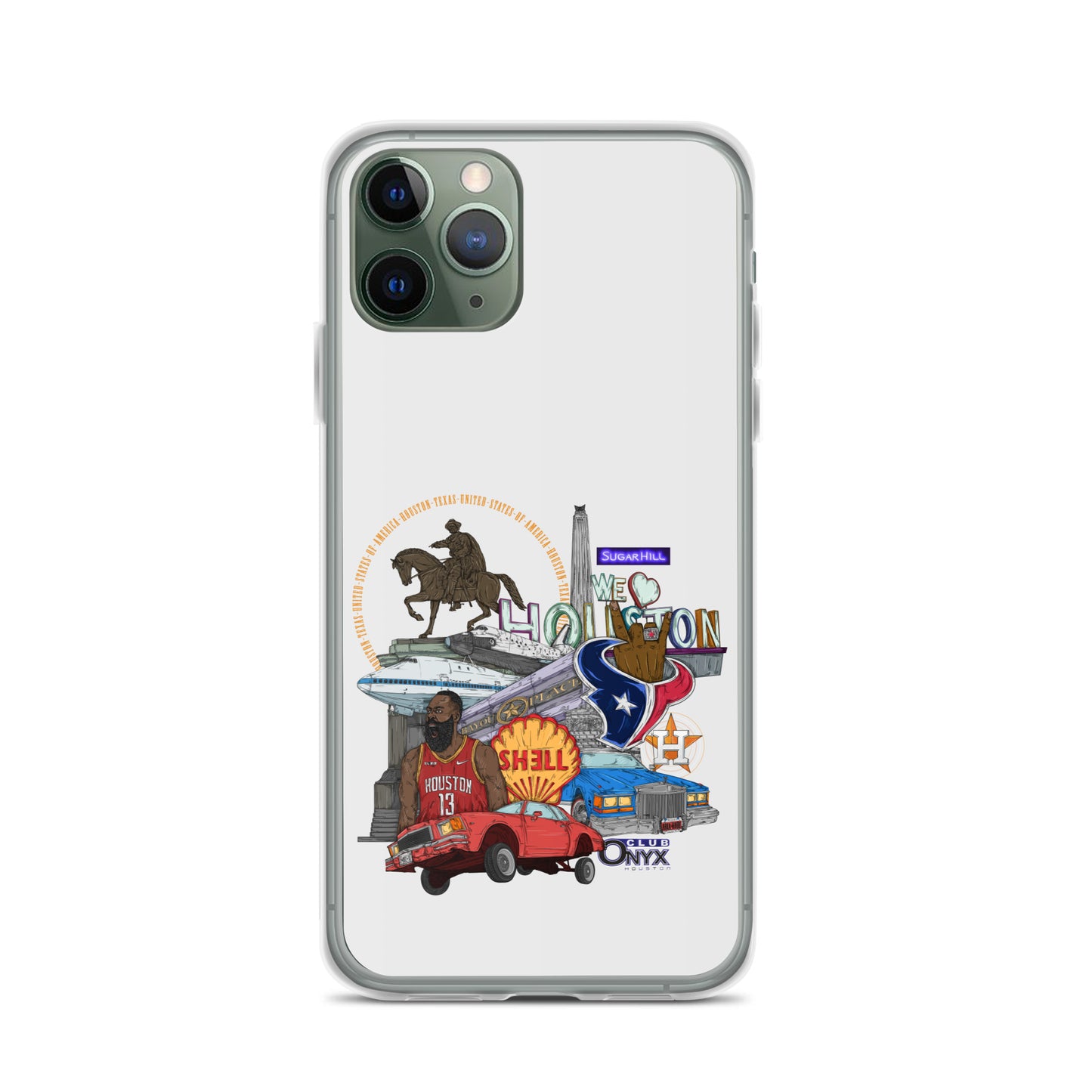 Houston graphic iPhone® Case