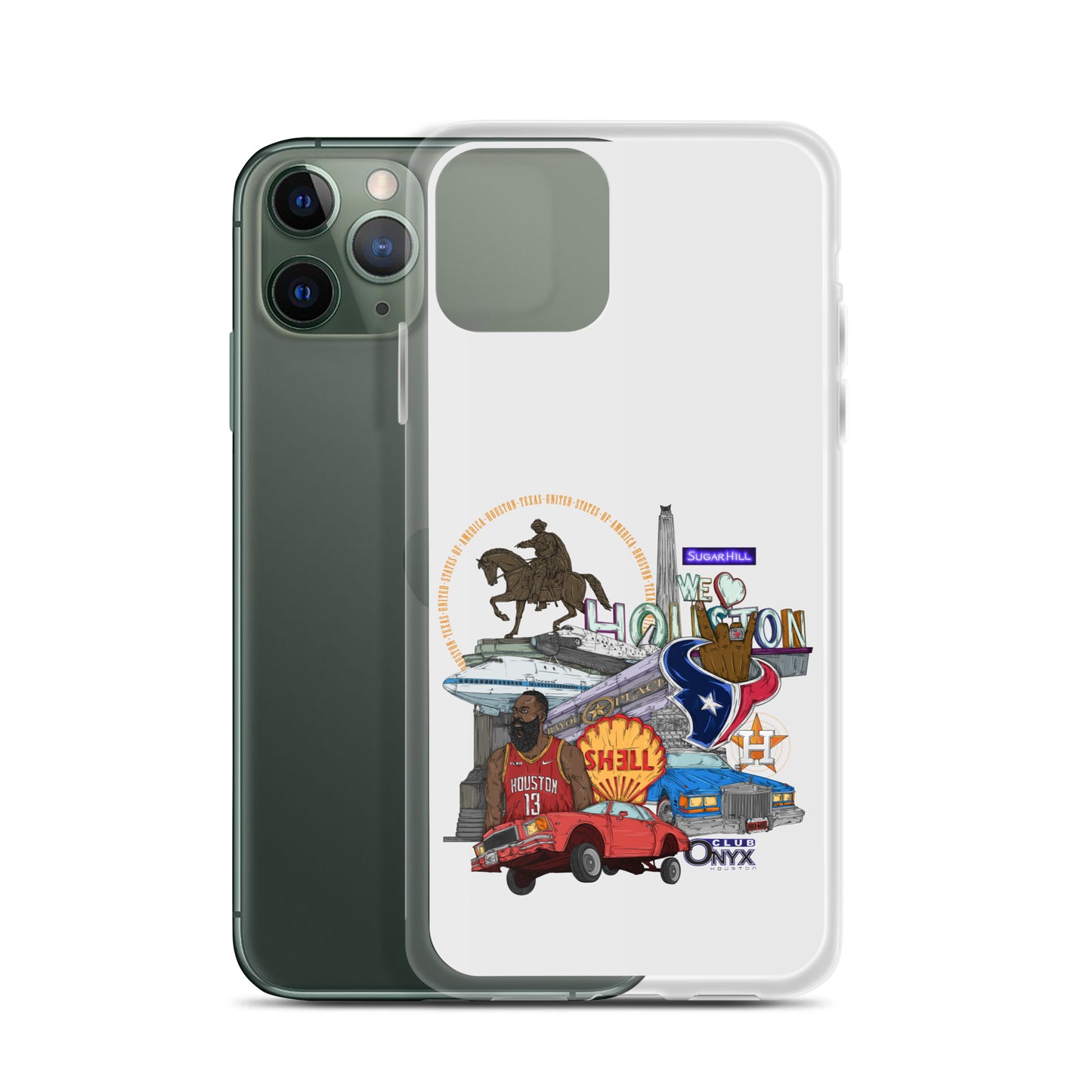 Houston graphic iPhone® Case