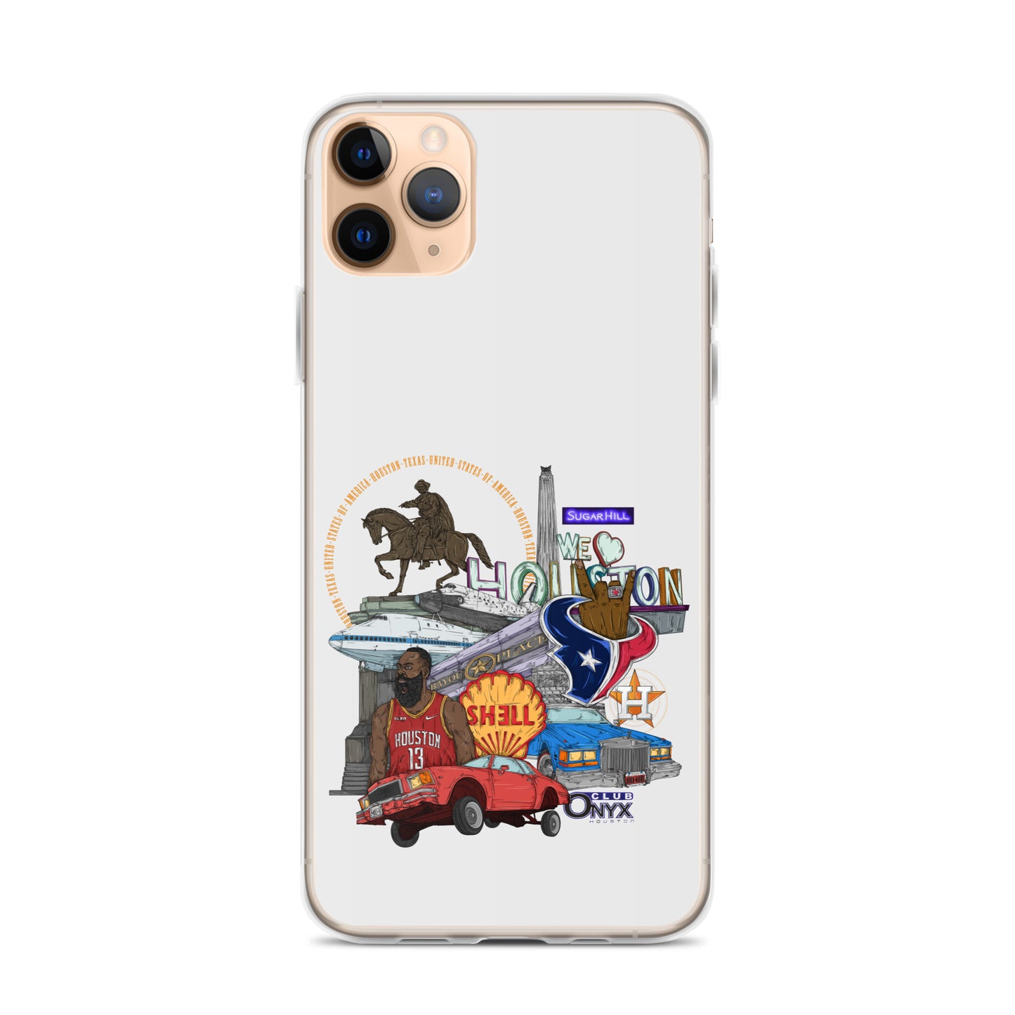 Houston graphic iPhone® Case