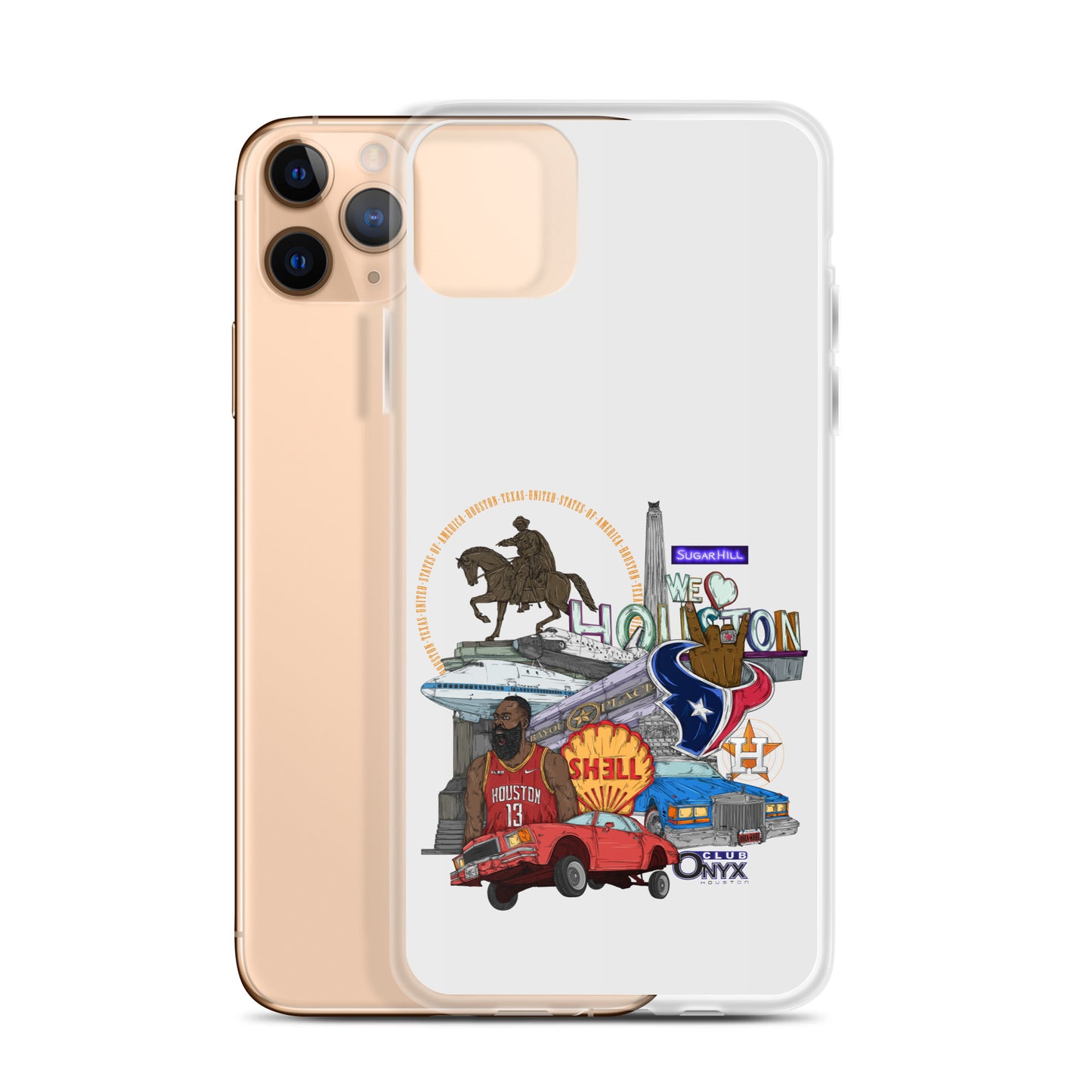 Houston graphic iPhone® Case