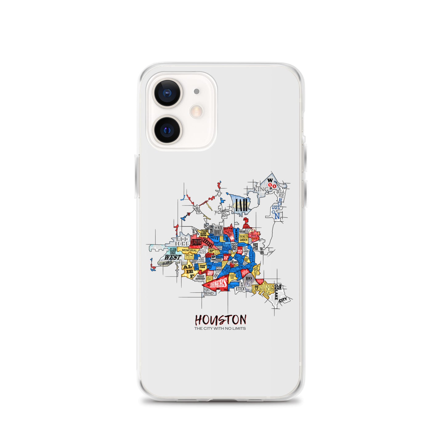 Houston Map iPhone Case
