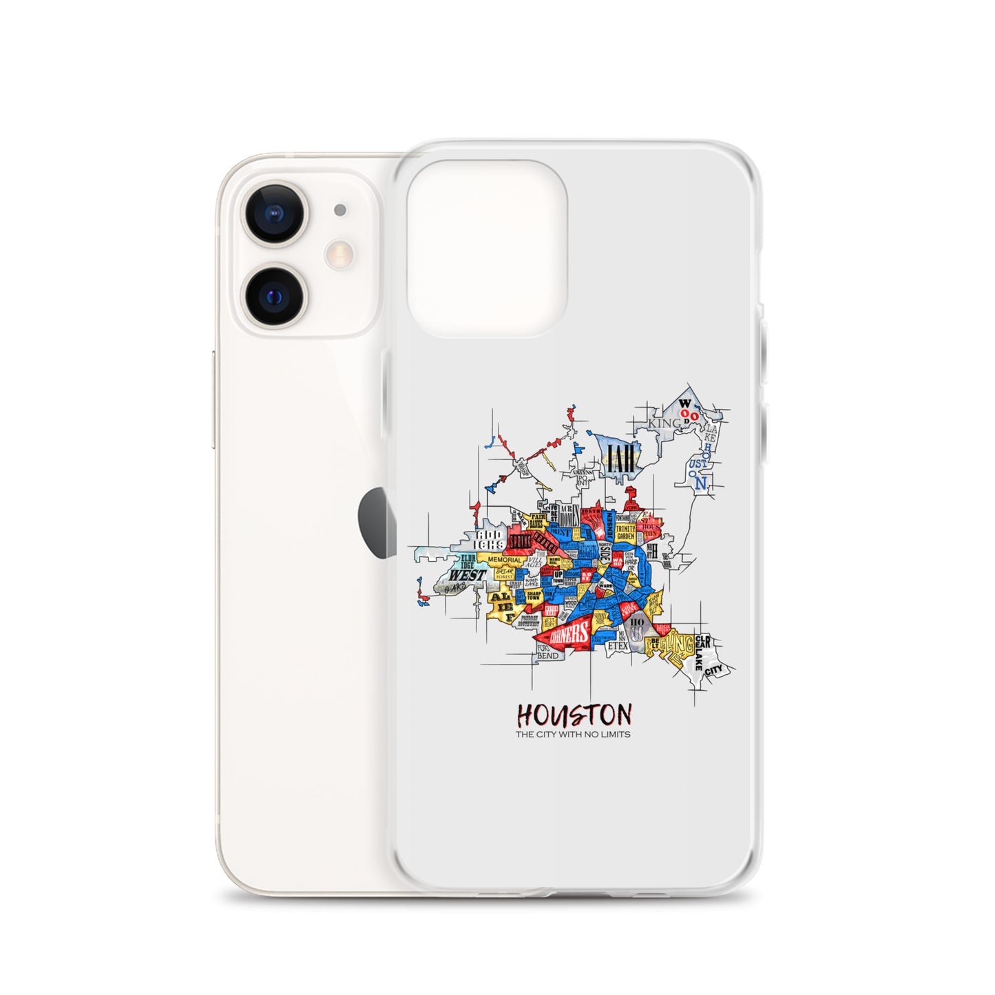 Houston Map iPhone Case