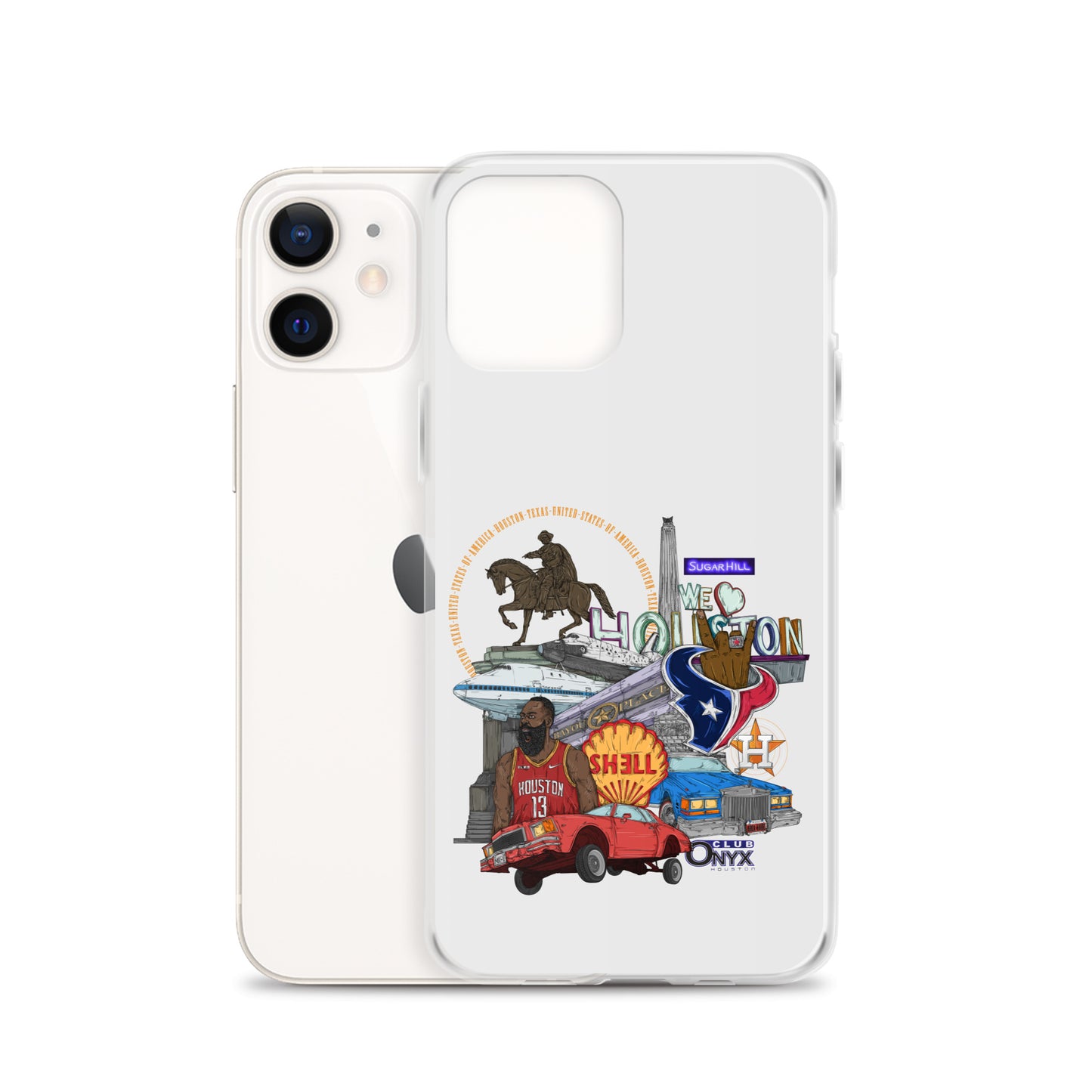 Houston graphic iPhone® Case