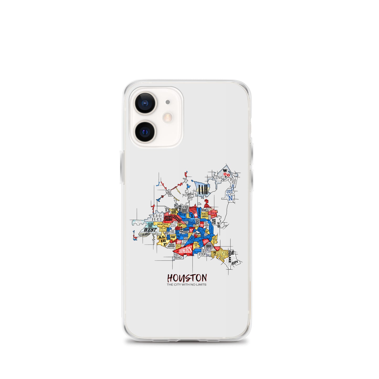 Houston Map iPhone Case