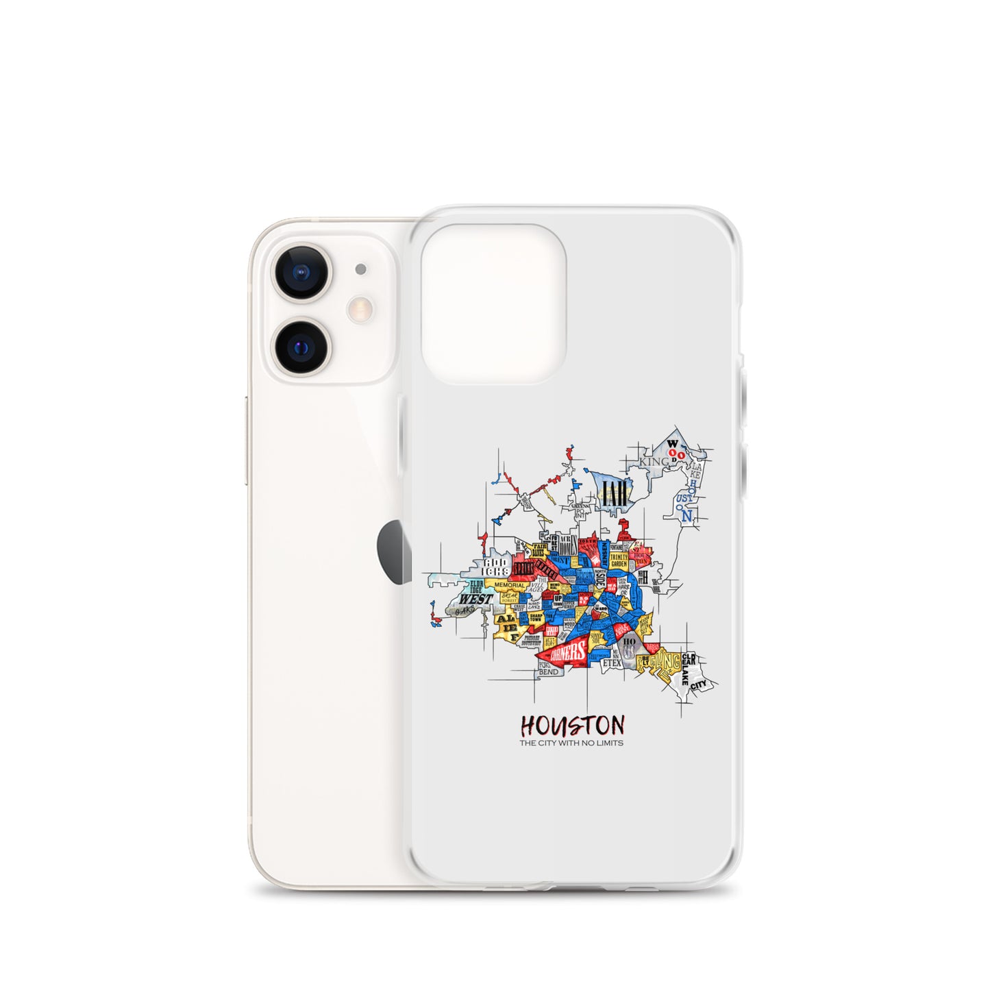 Houston Map iPhone Case
