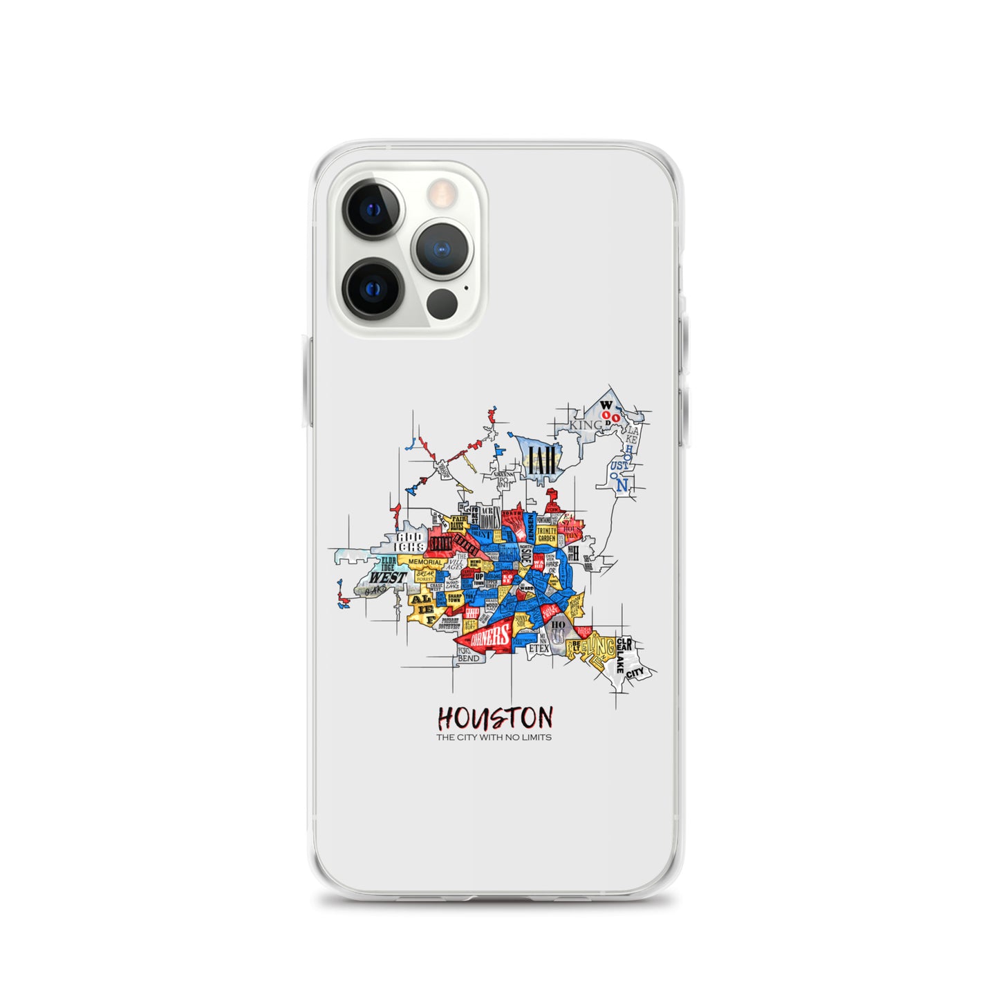 Houston Map iPhone Case