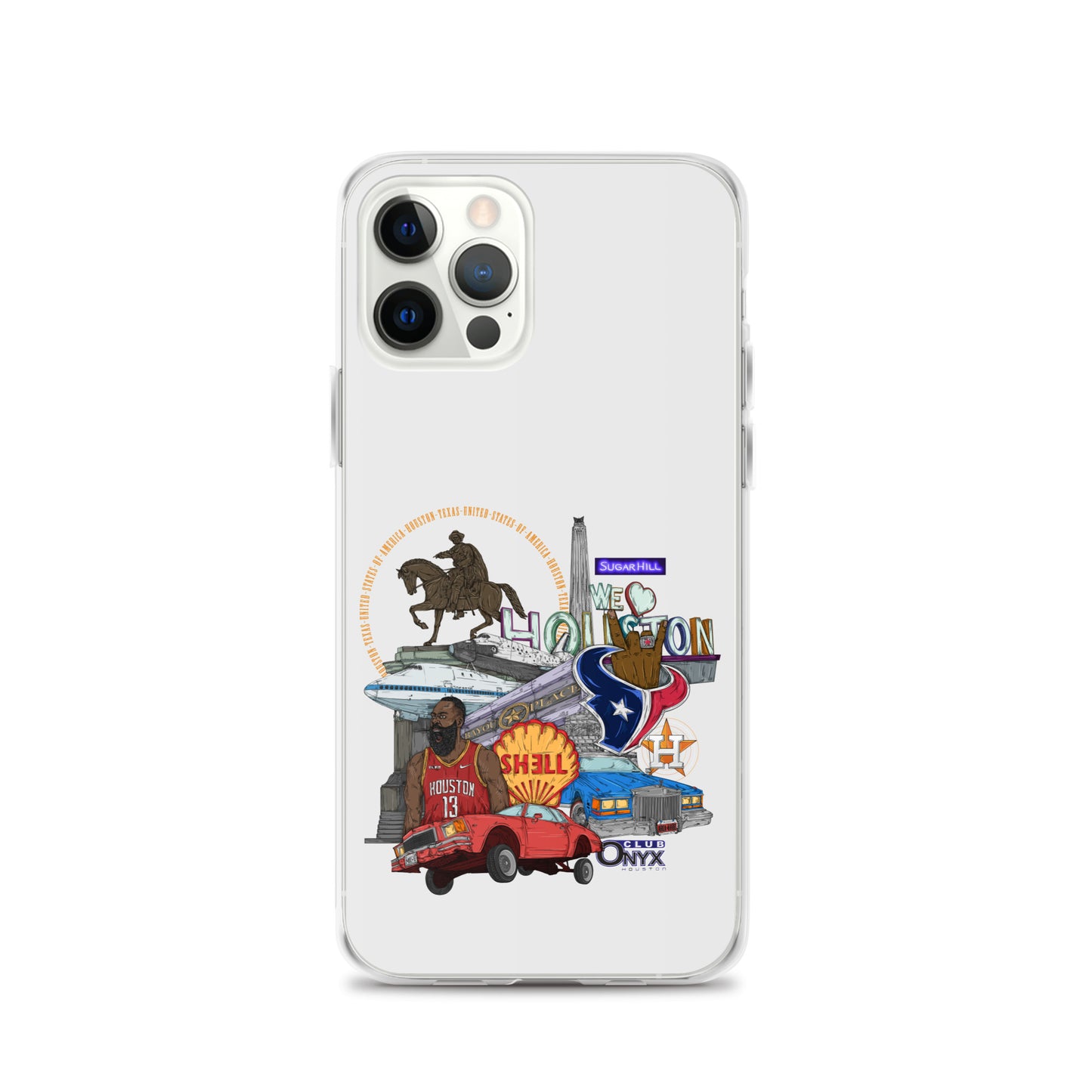 Houston graphic iPhone® Case