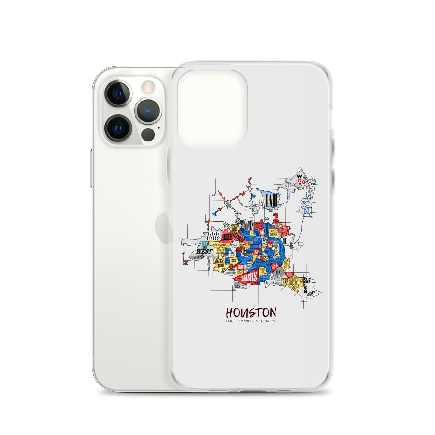 Houston Map iPhone Case