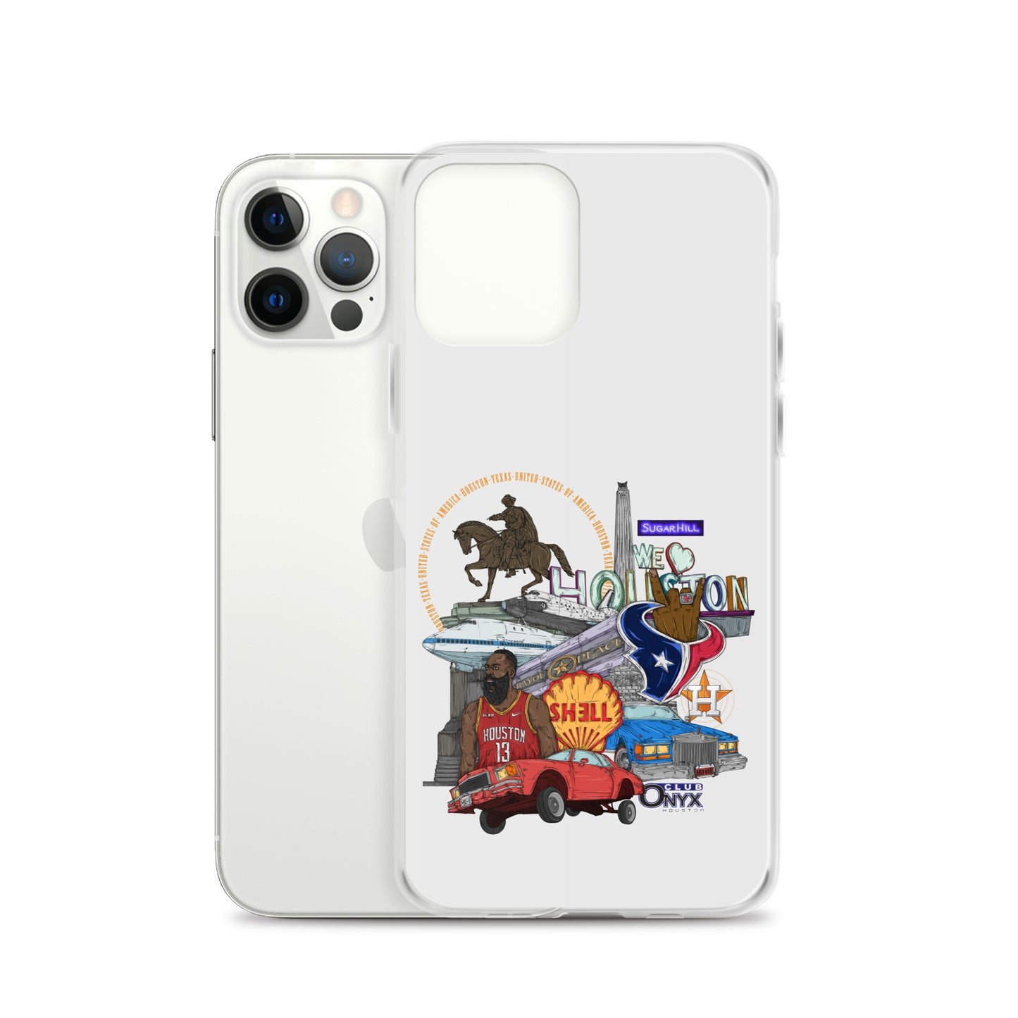 Houston graphic iPhone® Case