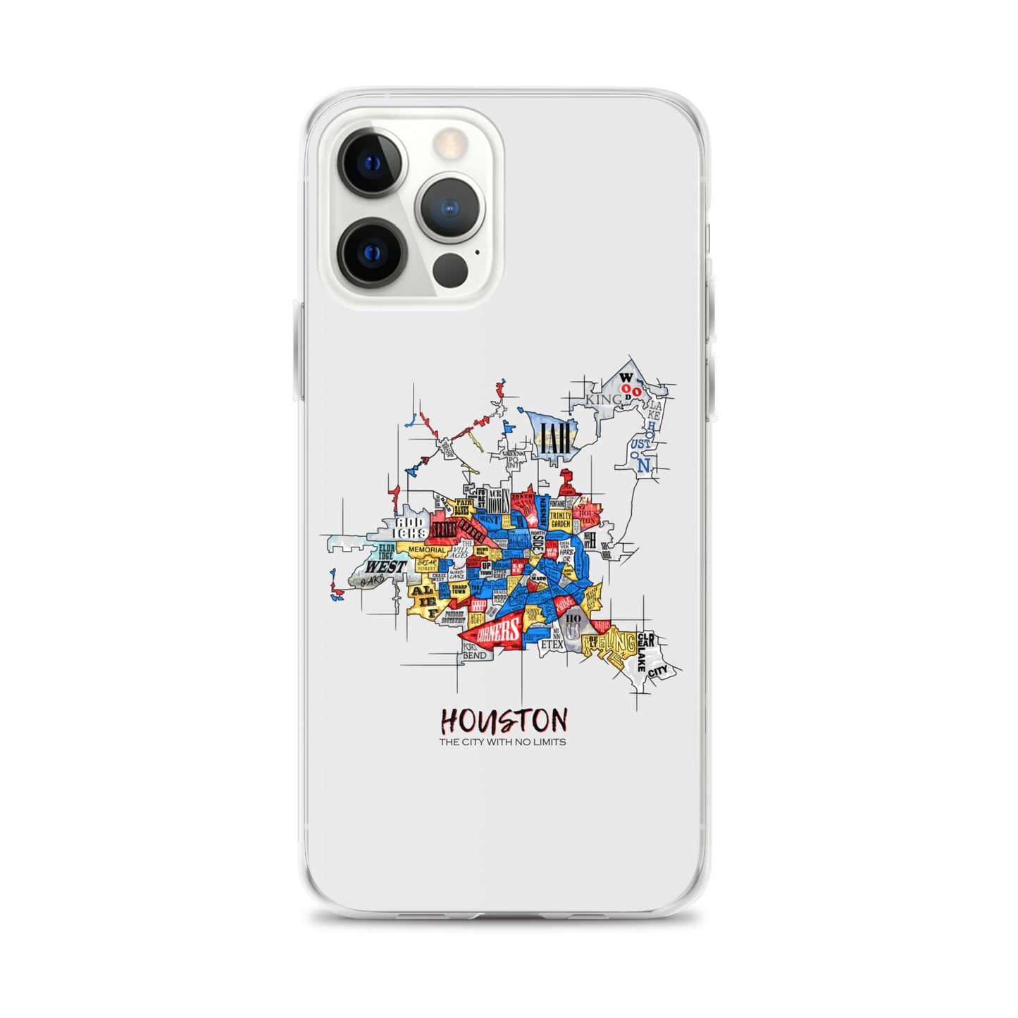 Houston Map iPhone Case