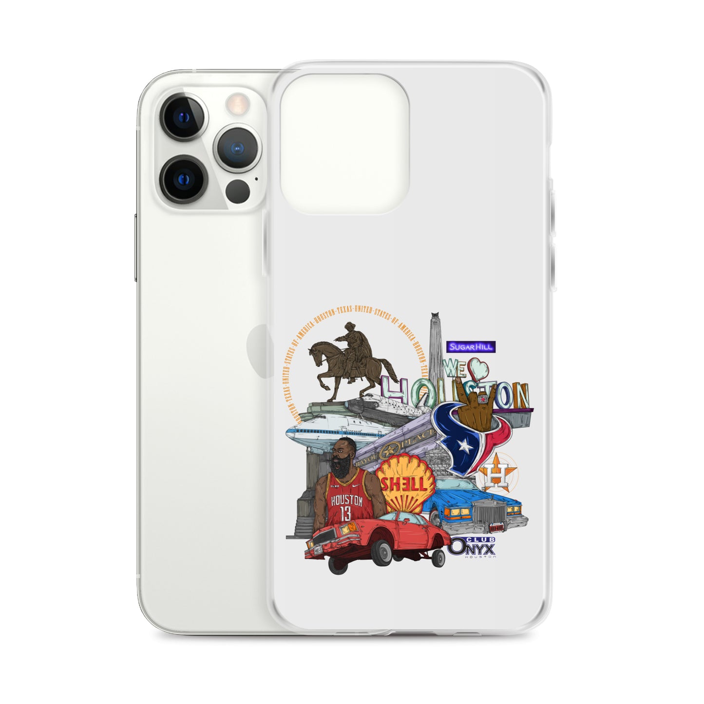 Houston graphic iPhone® Case
