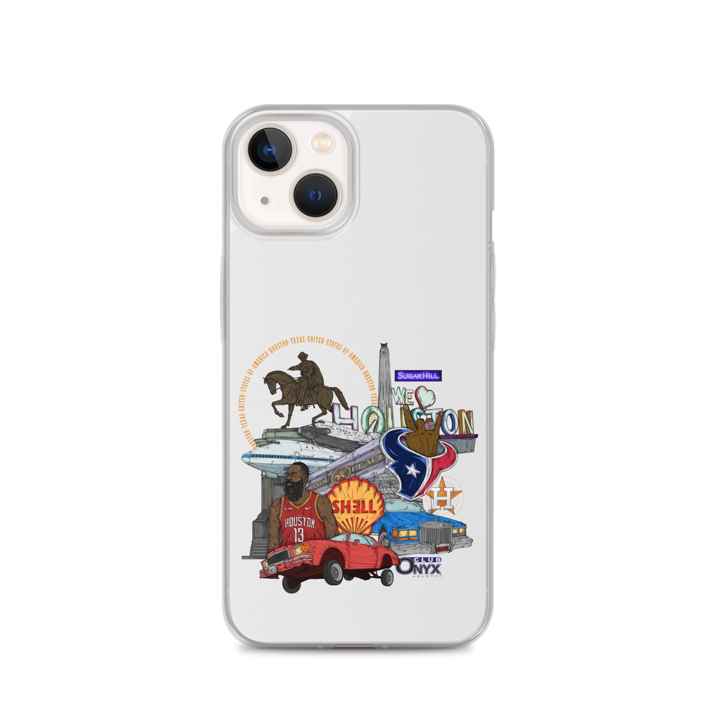 Houston graphic iPhone® Case
