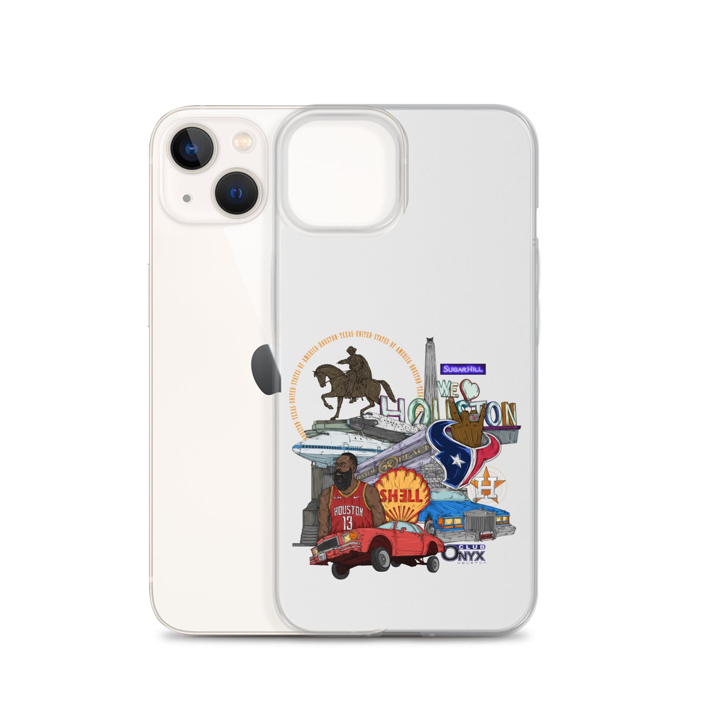 Houston graphic iPhone® Case