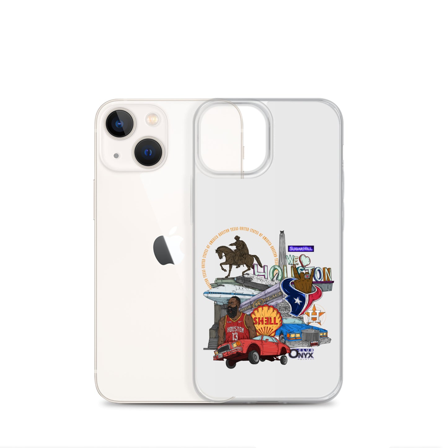 Houston graphic iPhone® Case