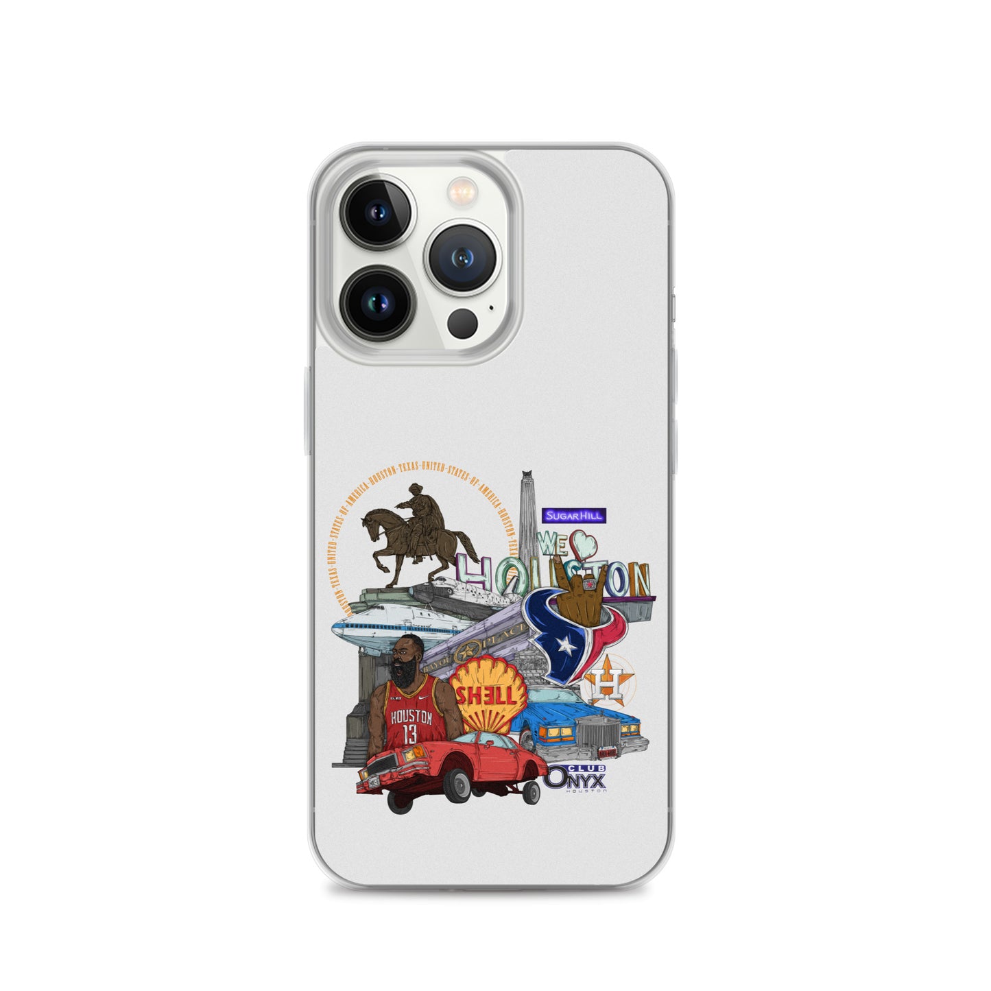 Houston graphic iPhone® Case