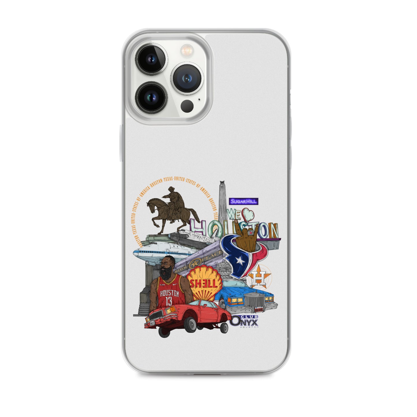 Houston graphic iPhone® Case