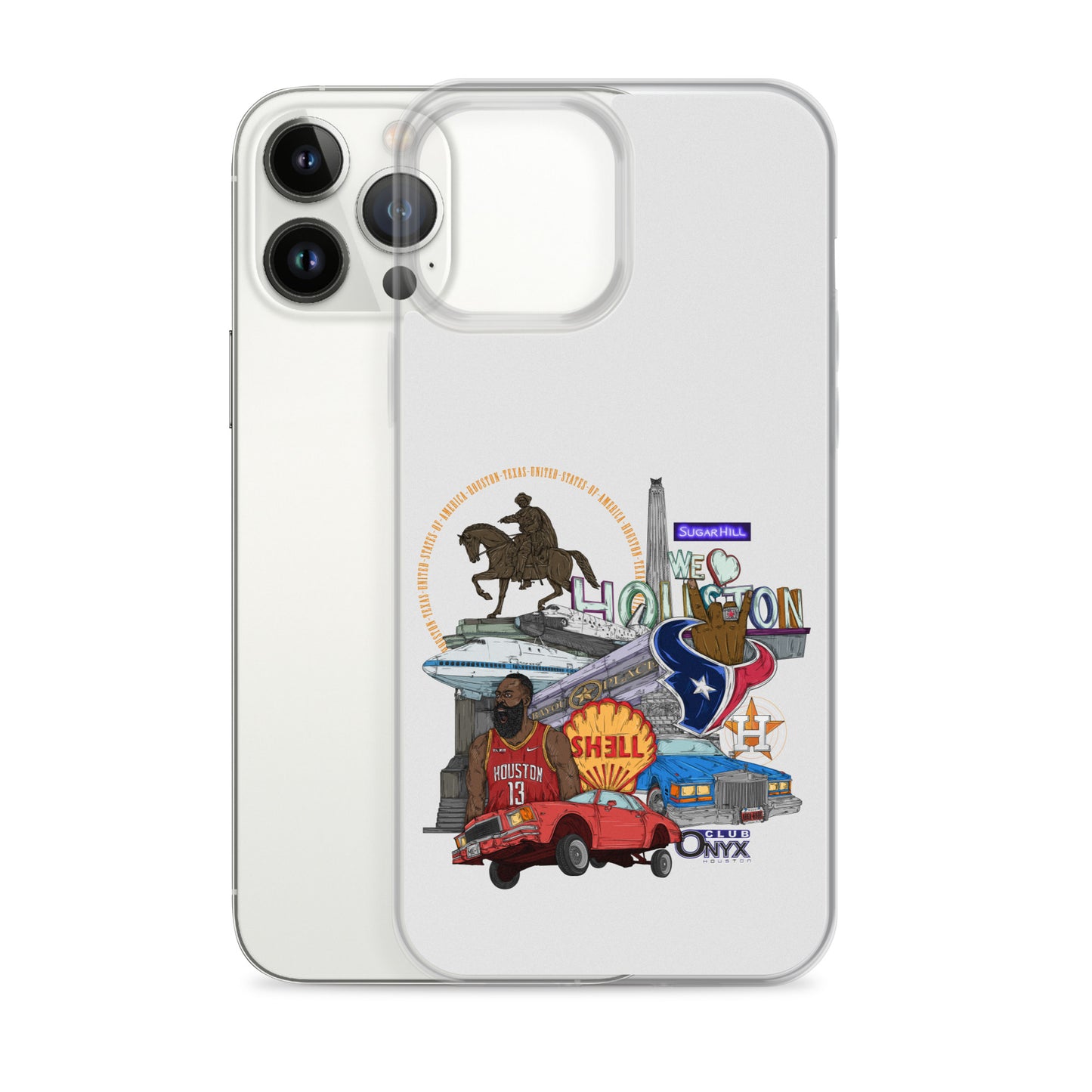 Houston graphic iPhone® Case