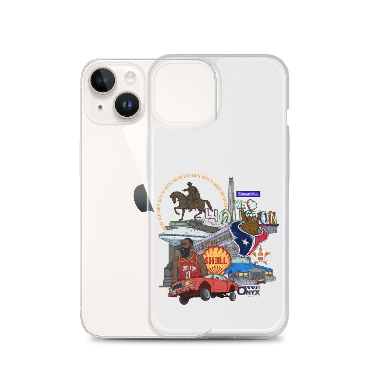 Houston graphic iPhone® Case