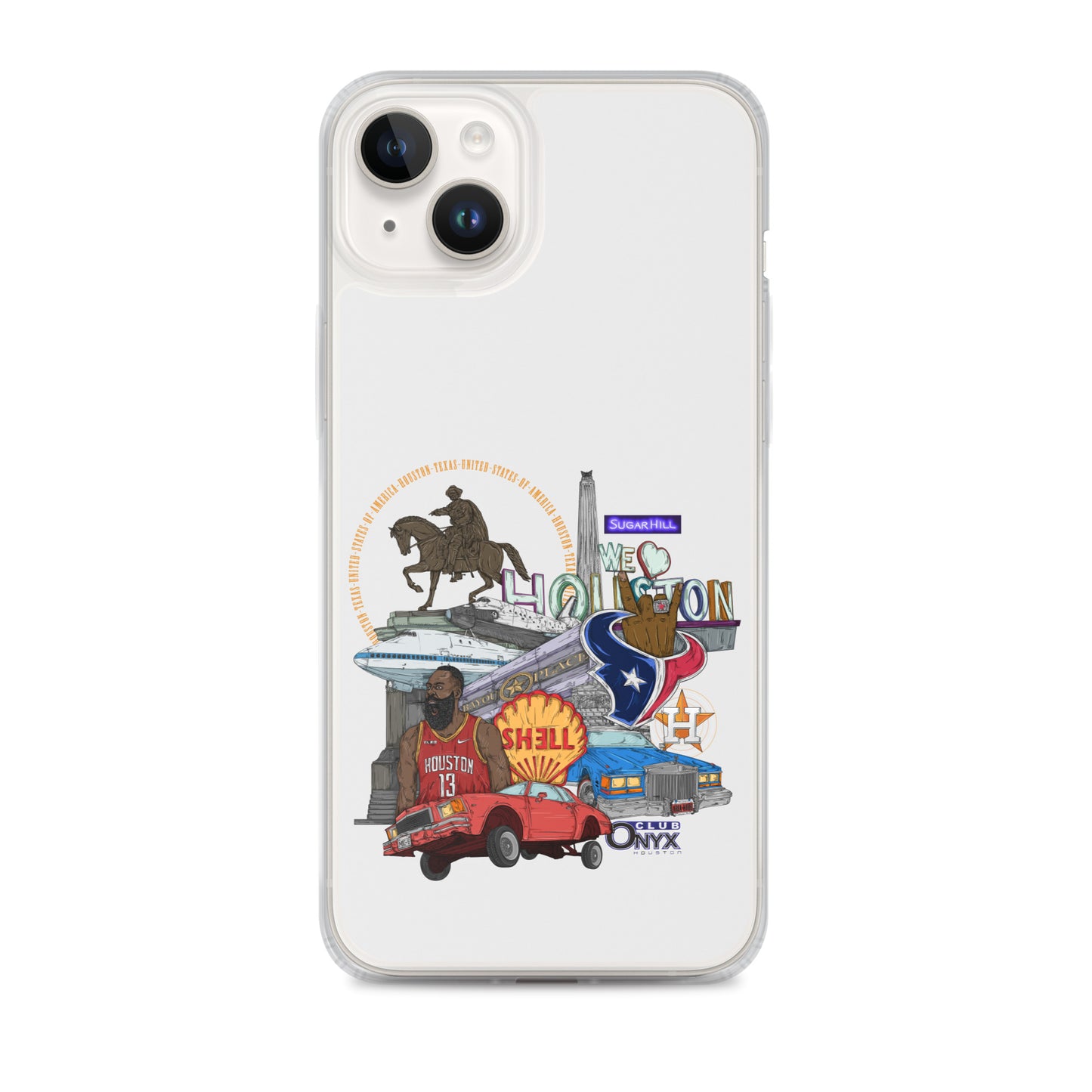 Houston graphic iPhone® Case
