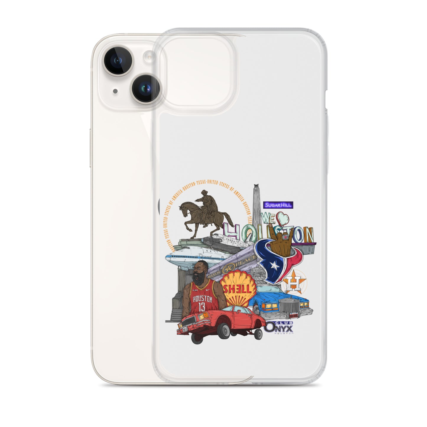 Houston graphic iPhone® Case