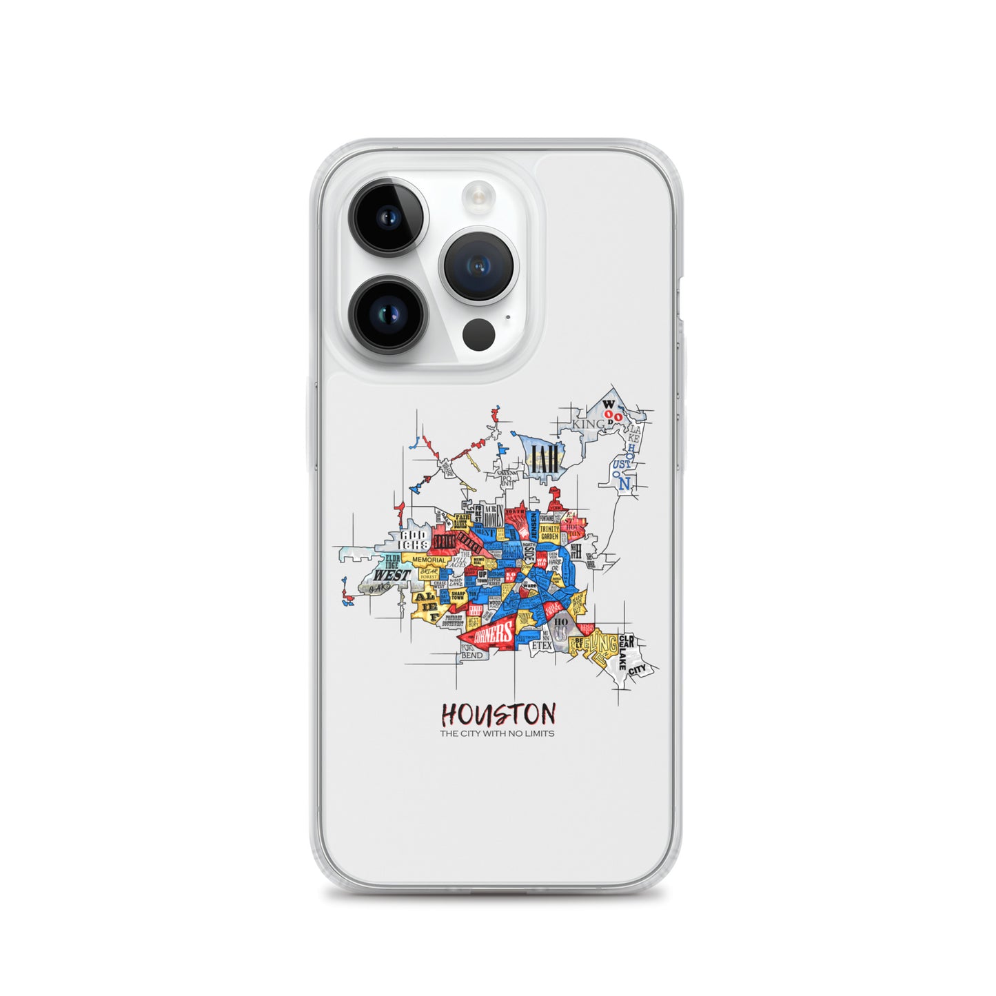 Houston Map iPhone Case