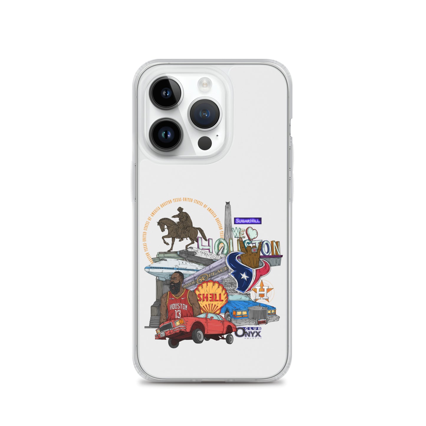 Houston graphic iPhone® Case