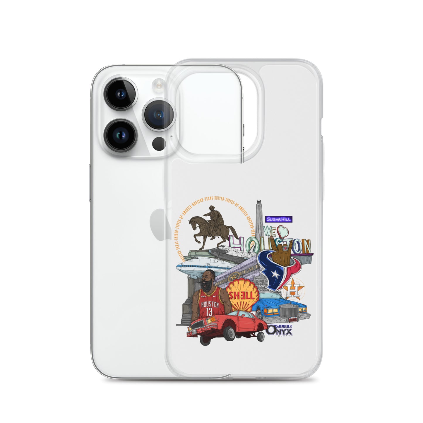 Houston graphic iPhone® Case