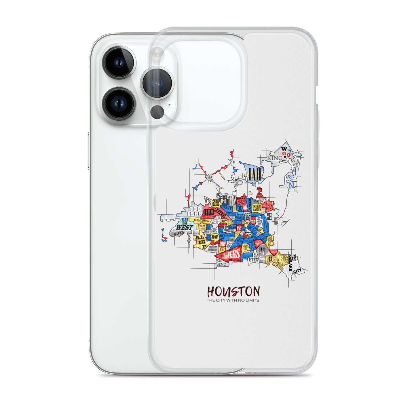 Houston Map iPhone Case