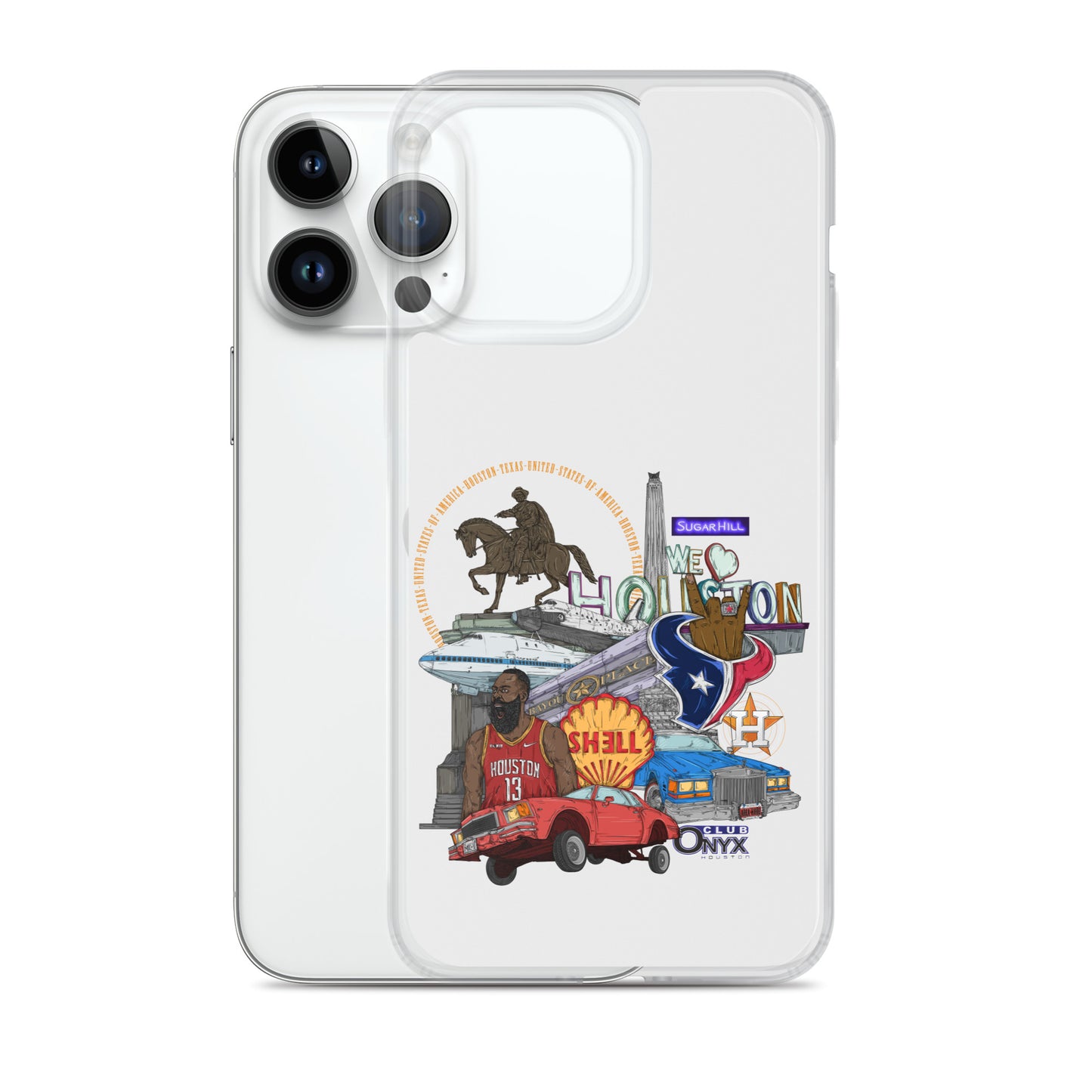 Houston graphic iPhone® Case