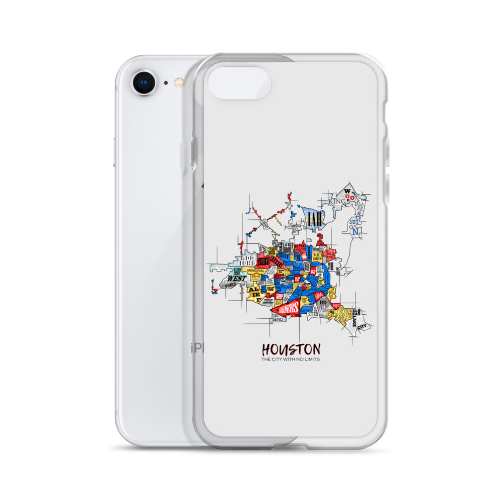 Houston Map iPhone Case