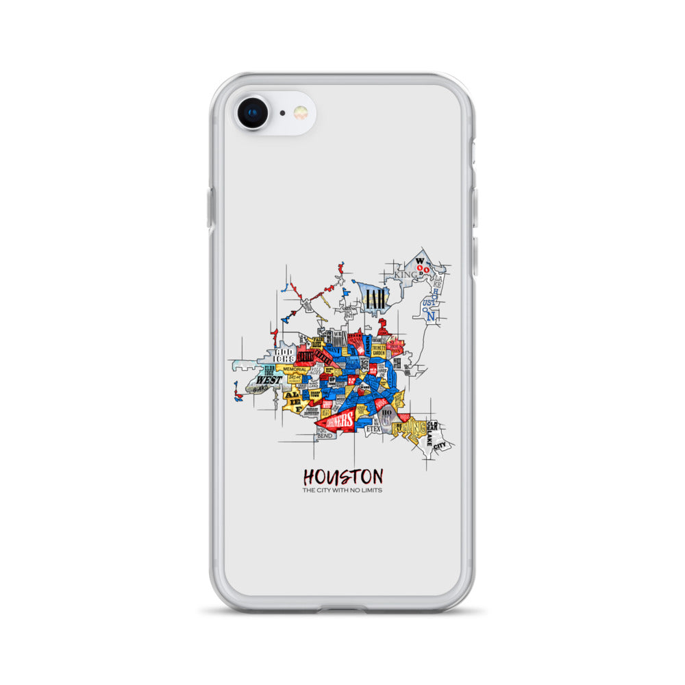 Houston Map iPhone Case