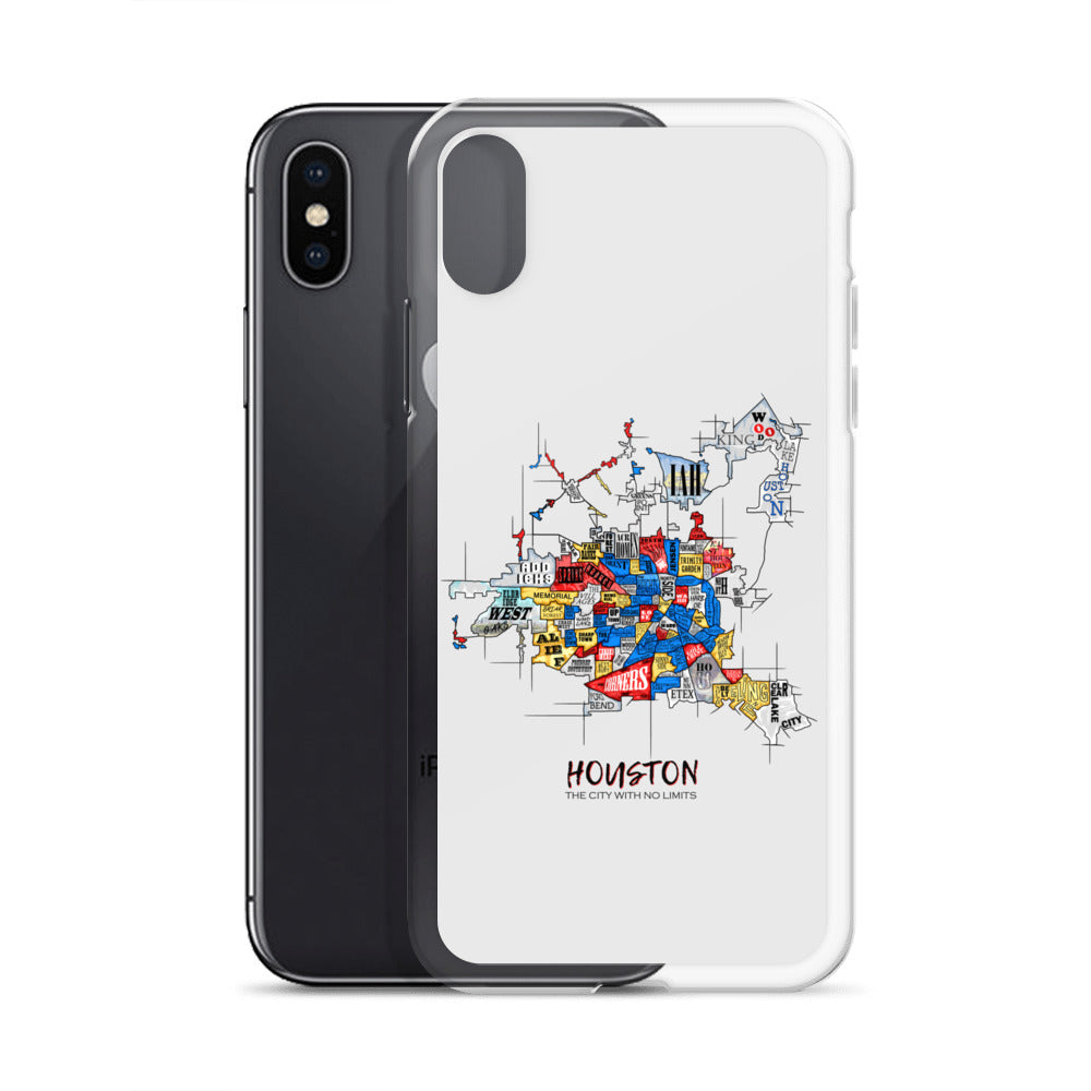 Houston Map iPhone Case