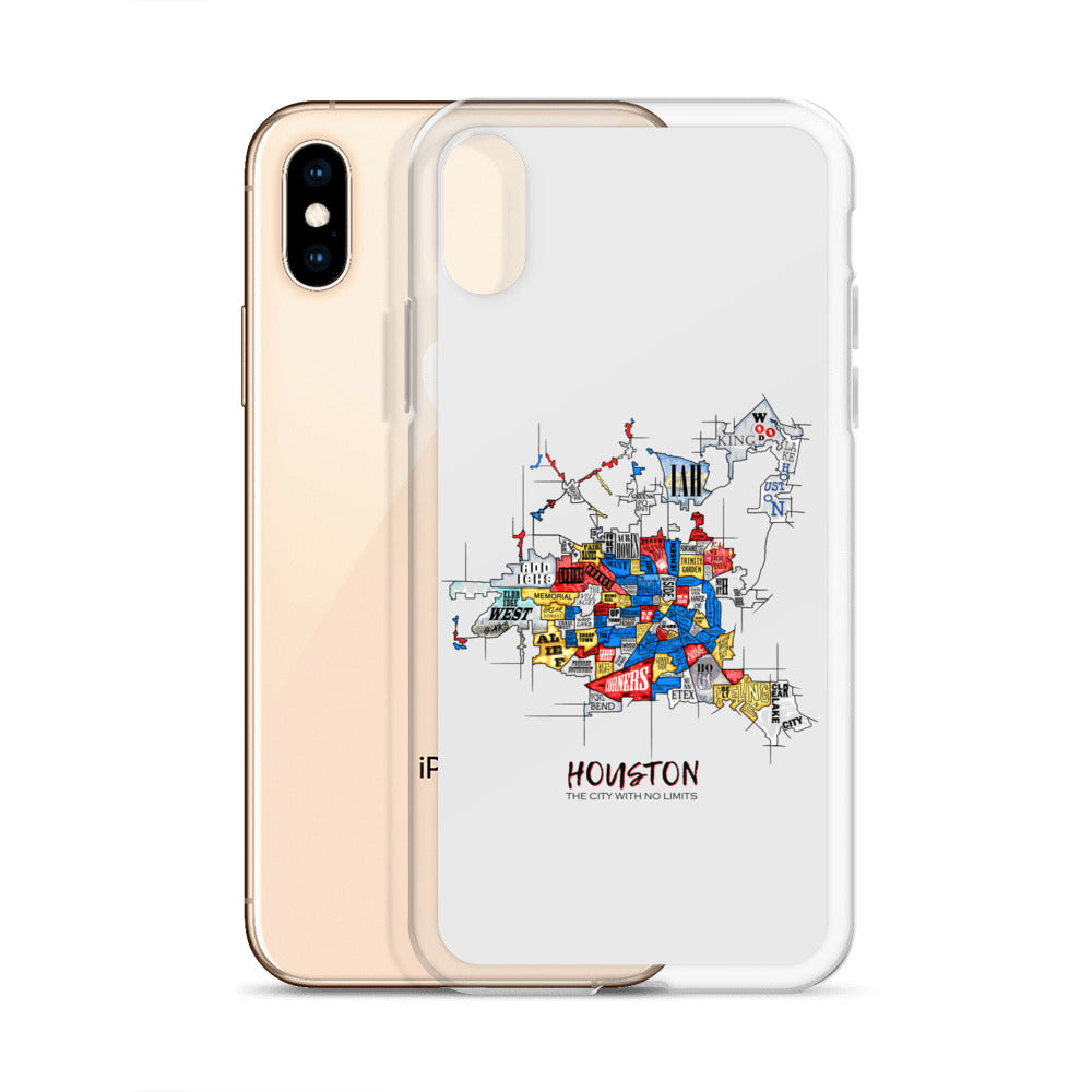 Houston Map iPhone Case