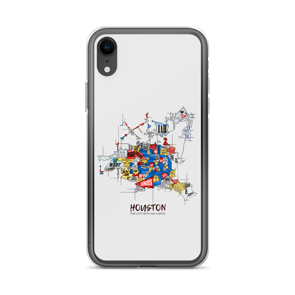 Houston Map iPhone Case