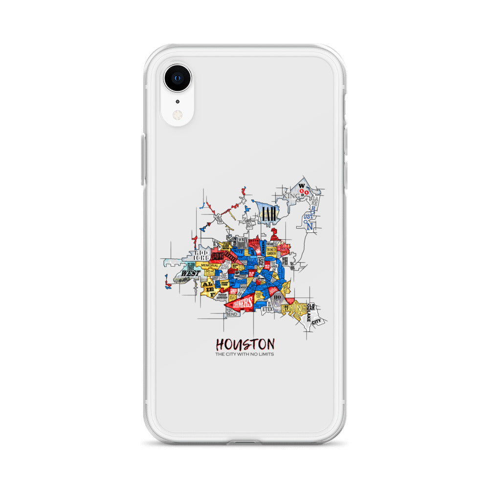 Houston Map iPhone Case