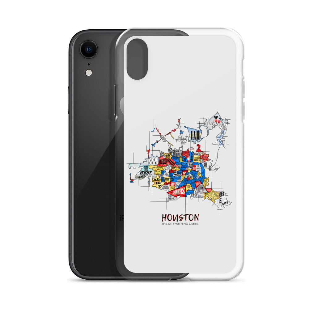 Houston Map iPhone Case