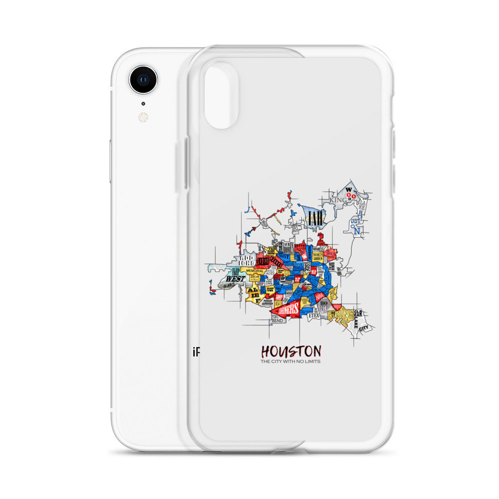 Houston Map iPhone Case