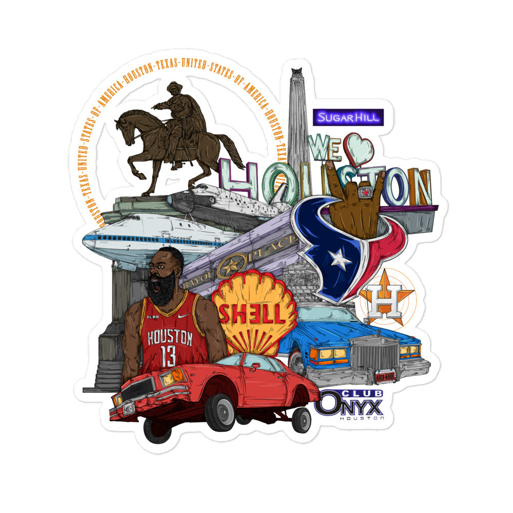Houston Graphic Stickers