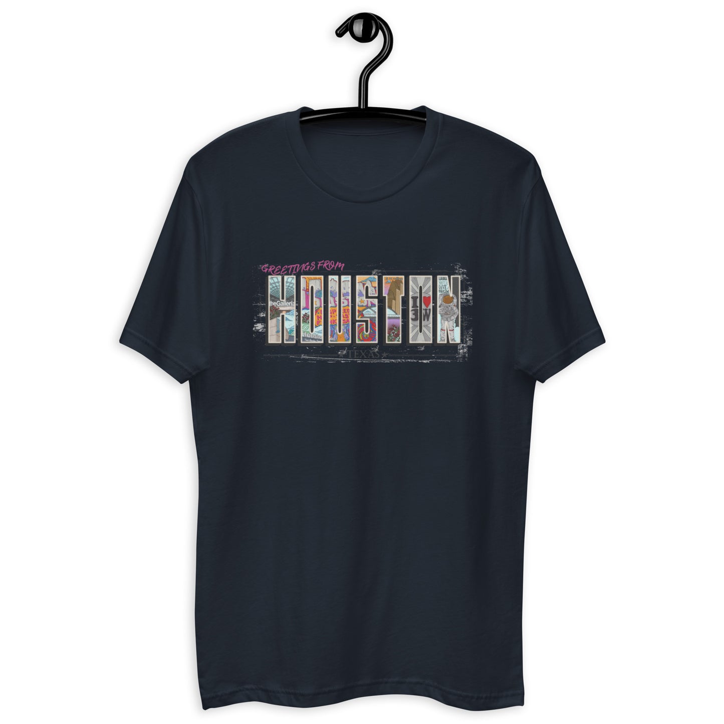 M| Houston Post Card Style T Shirt