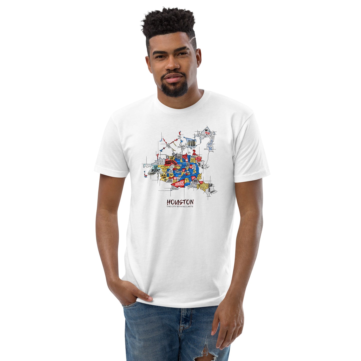 M| Houson Map T Shirt