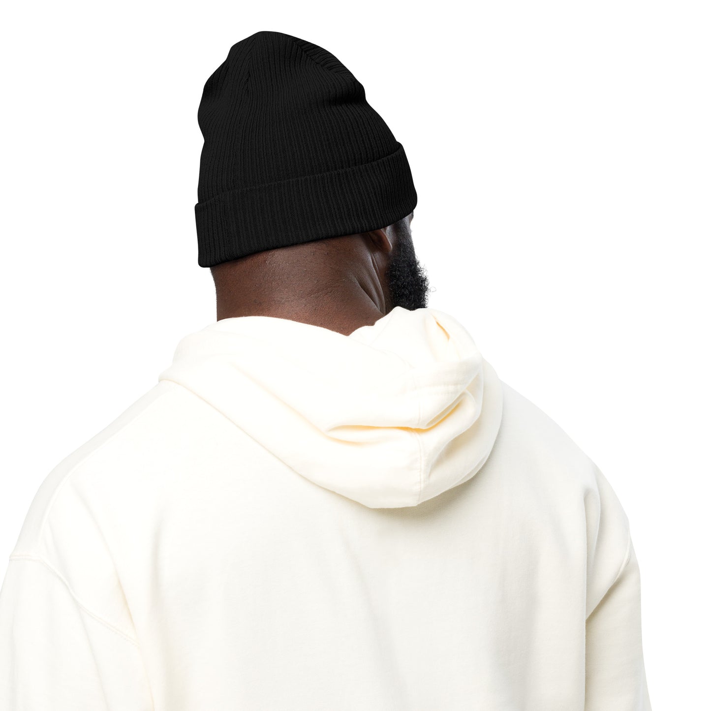 AK ribbed beanie (black)
