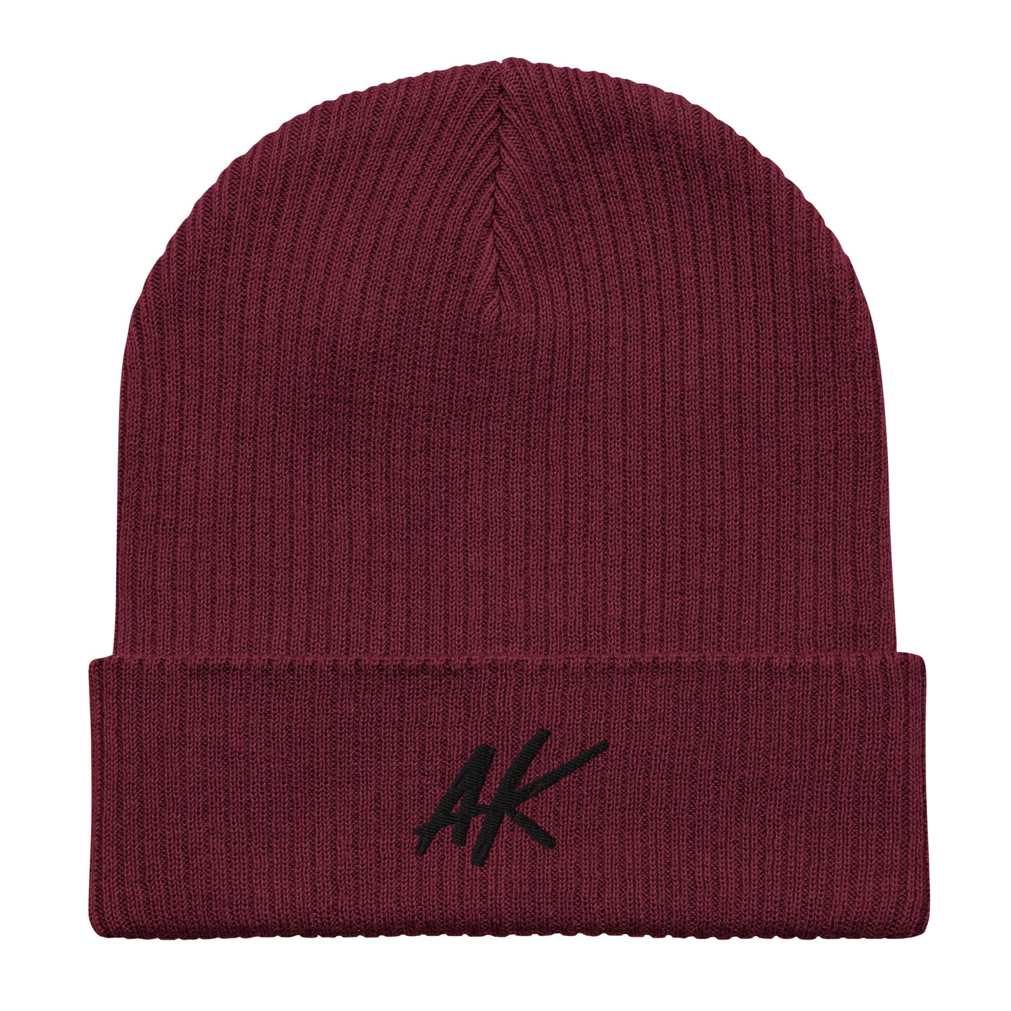 AK ribbed beanie (black)
