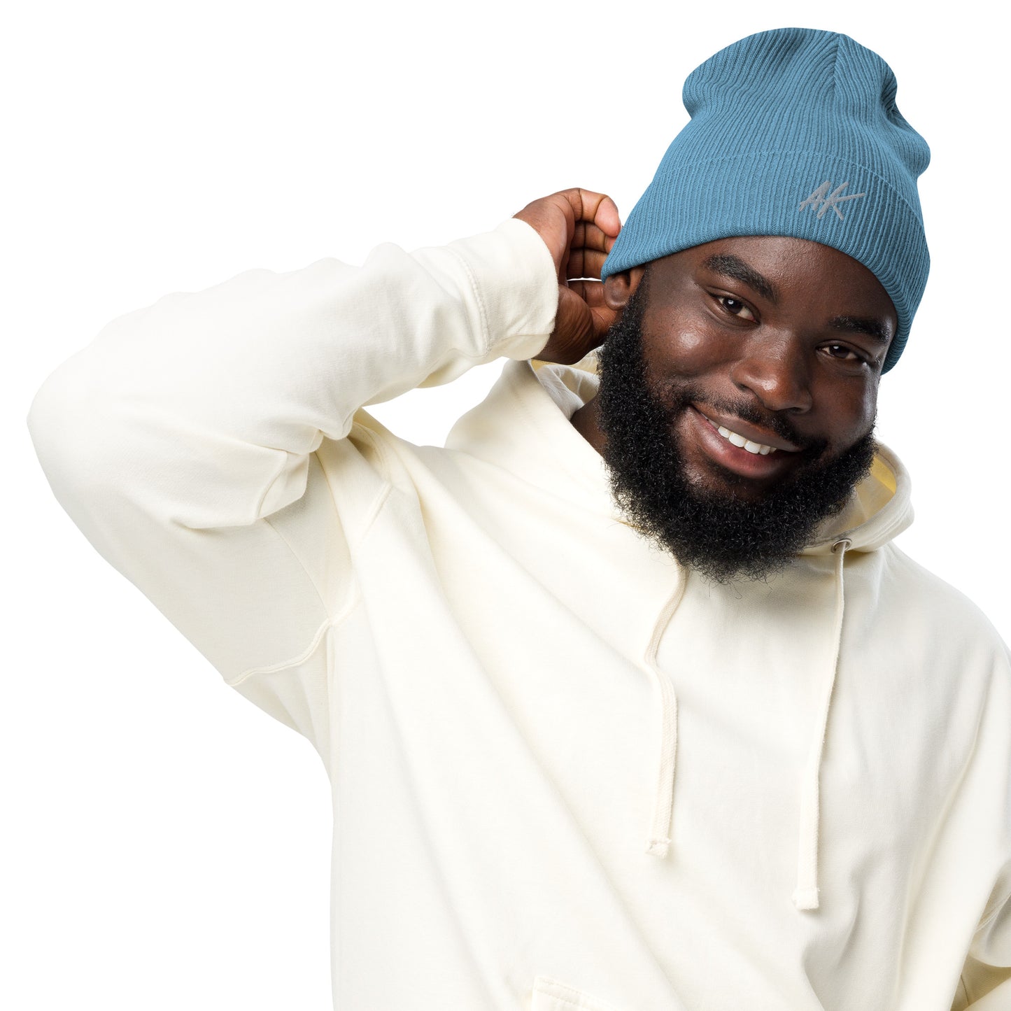 AK ribbed beanie (grey)