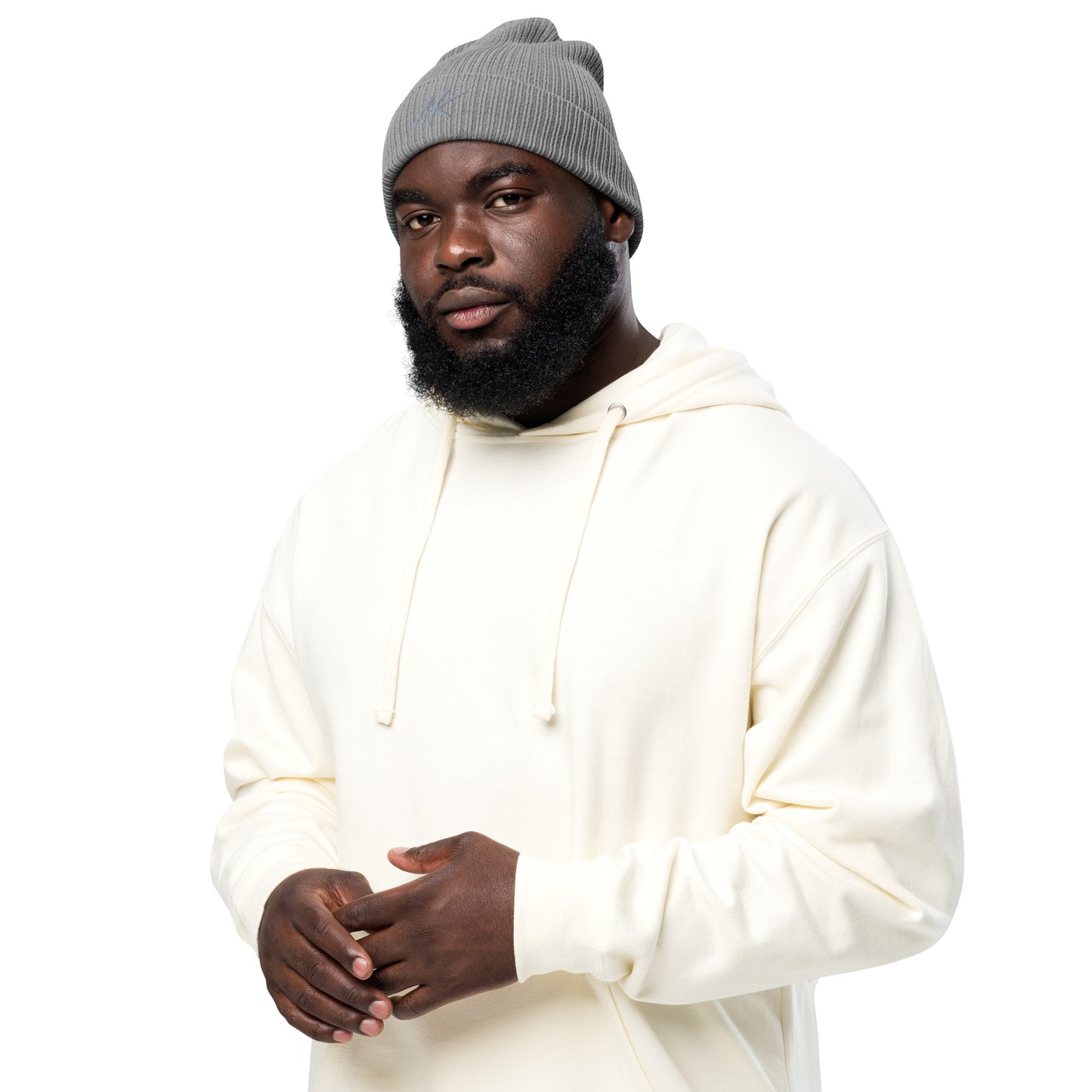 AK ribbed beanie (grey)