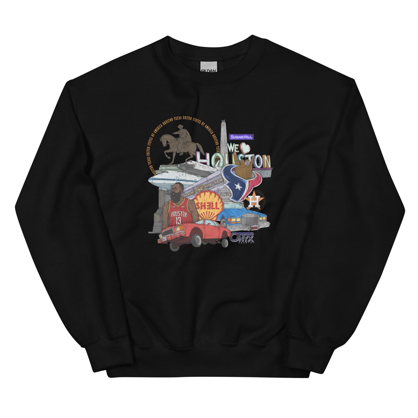 Houston Graphic Crewneck (unisex)