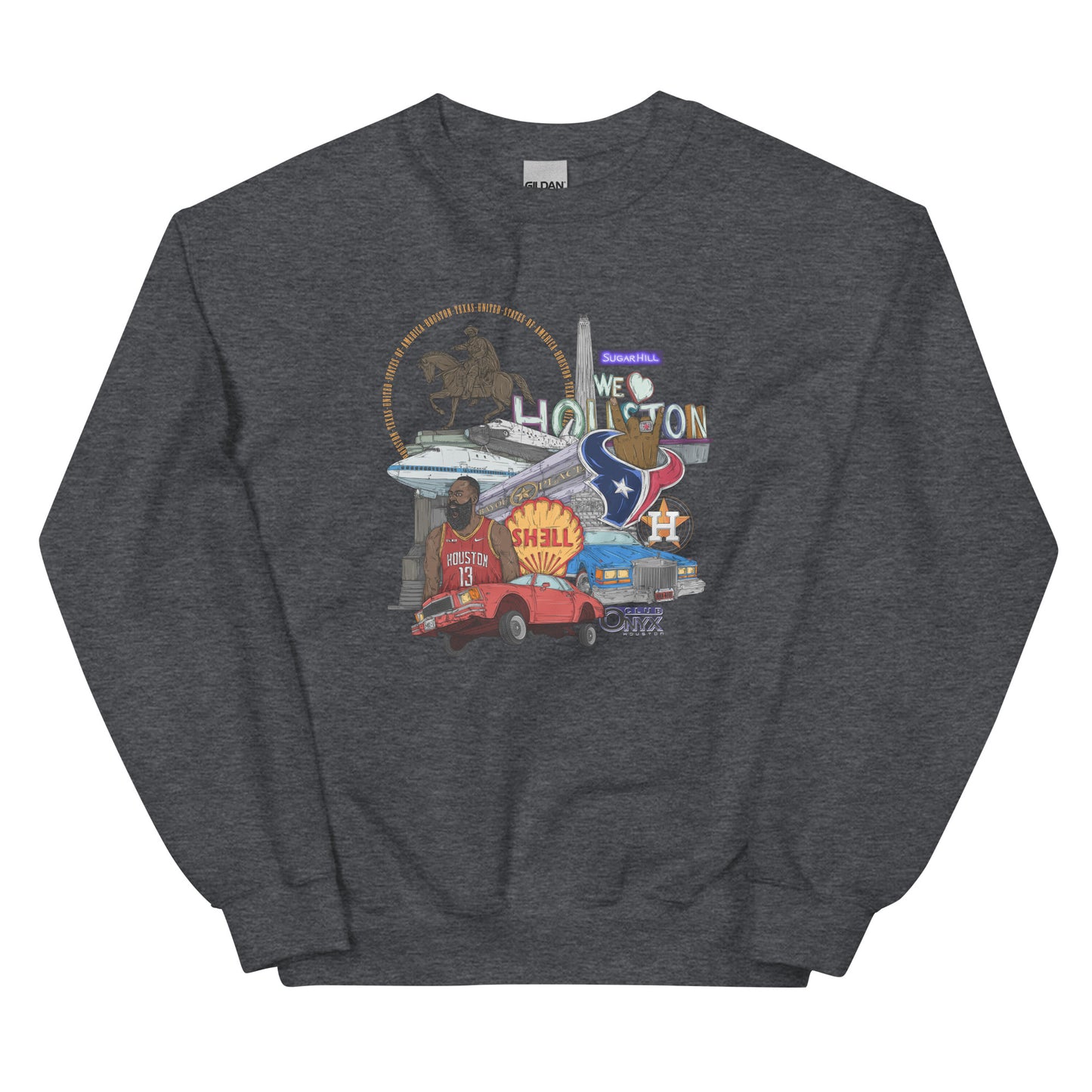 Houston Graphic Crewneck (unisex)