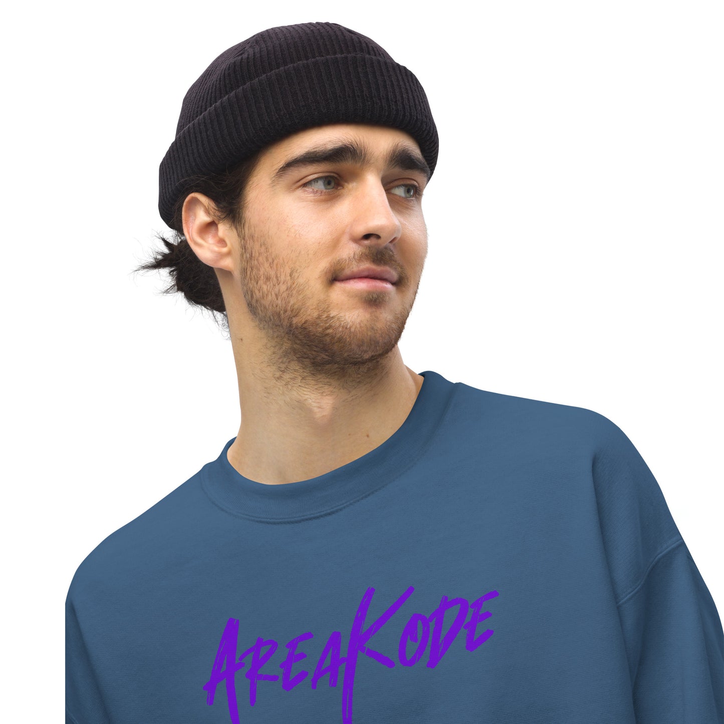 AreaKode - Unisex Crewneck (purple)