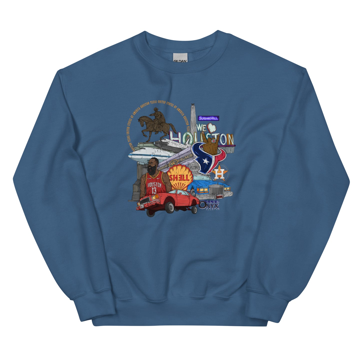 Houston Graphic Crewneck (unisex)